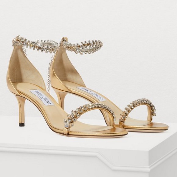 Jimmy Choo Shoes - New JIMMY CHOO Shiloh 60 Ankle Strap Sandals